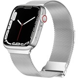 Strap-it® Apple Watch Milanees bandje (zilver)