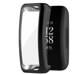 Strap-it® Fitbit Inspire 3 TPU case (zwart) Strap-it® Fitbit Inspire 3 TPU case (zwart)