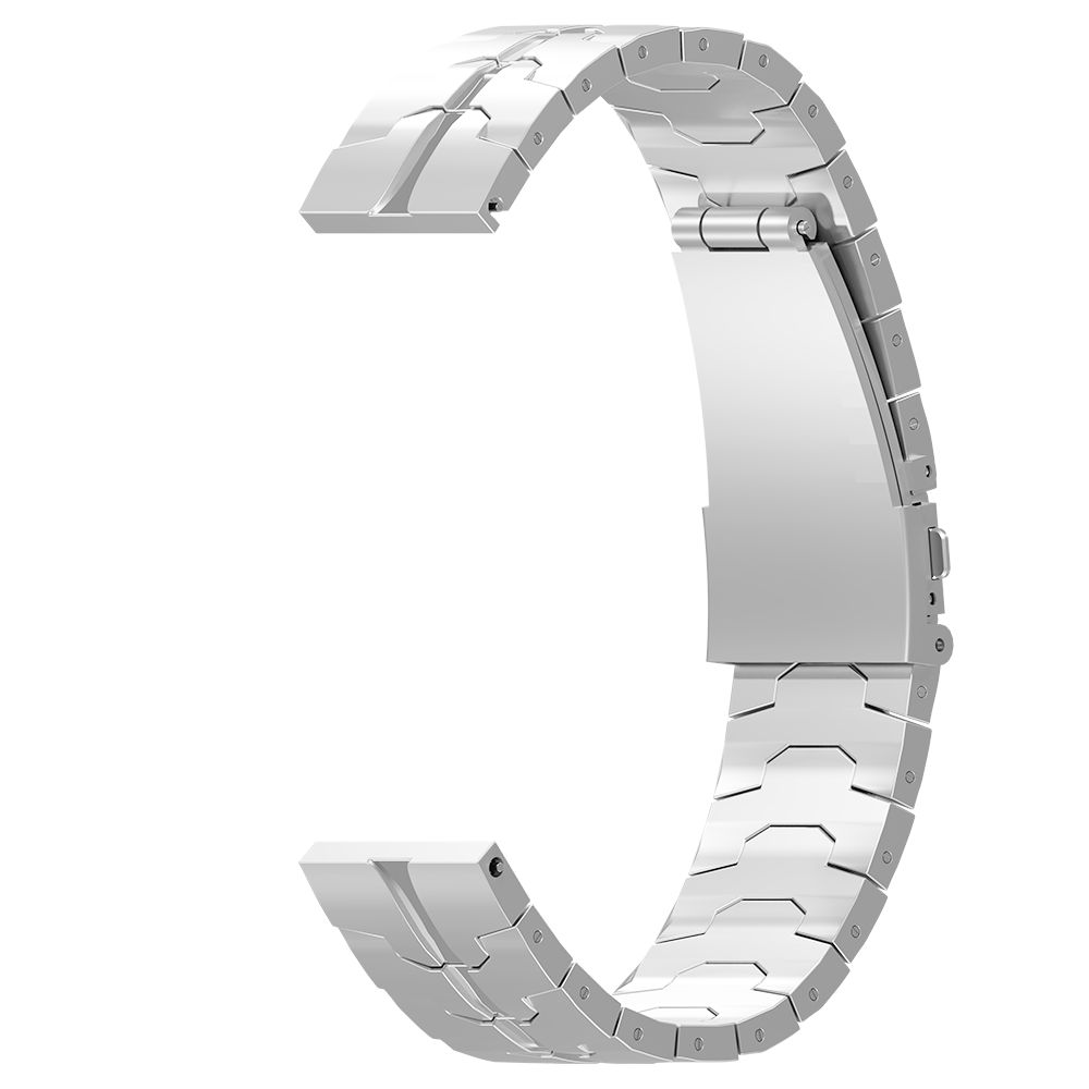 Strap-it® Strap-it Xiaomi Watch S1 steel iron band (zilver)