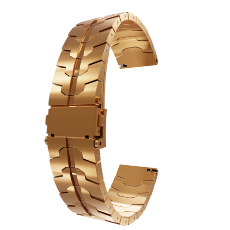 Strap-it® Strap-it Xiaomi Watch S1 steel iron band (rosé goud)