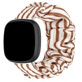 Strap-it® Fitbit Sense scrunchie bandje (vintage)