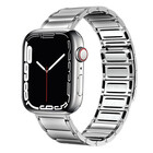 Strap-it® Strap-it Apple Watch luxe magnetische stalen band (zilver)