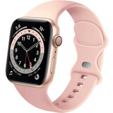 Strap-it® Apple Watch siliconen bandje (Antiek roze)