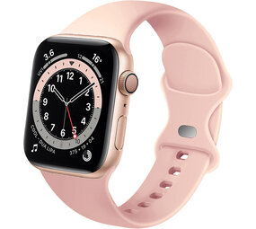 Strap-it® Apple Watch siliconen bandje (Antiek roze)