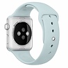 Strap-it® Strap-it Apple Watch 8 silicone band (aqua blauw) Strap-it® Strap-it Apple Watch 8 silicone band (aqua blauw)