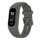 Strap-it® Garmin Vivosmart 5 siliconen bandje (donkergrijs)