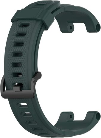 Strap-it® Strap-it Amazfit T-Rex (Pro) siliconen bandje (donkergroen)