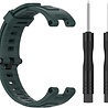 Strap-it® Strap-it Amazfit T-Rex (Pro) siliconen bandje (donkergroen) Strap-it® Strap-it Amazfit T-Rex (Pro) siliconen bandje (donkergroen)