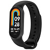 Strap-it® Strap-it Xiaomi Smart Band 8 siliconen bandje (zwart) Strap-it® Strap-it Xiaomi Smart Band 8 siliconen bandje (zwart)