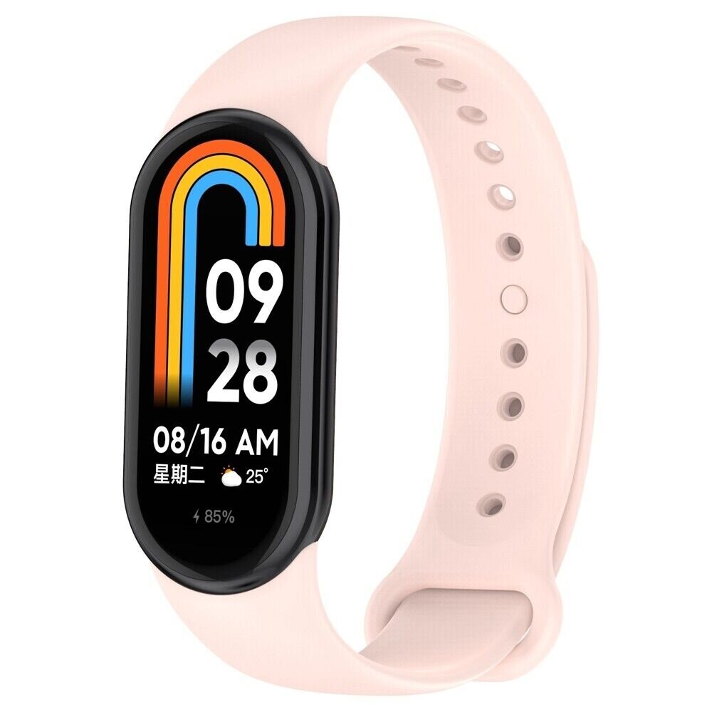 Strap-it® Strap-it Xiaomi Smart Band 8 siliconen bandje (roze)