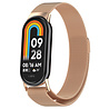 Strap-it® Strap-it Xiaomi Smart Band 8 Milanese band (rosé goud) Strap-it® Strap-it Xiaomi Smart Band 8 Milanese band (rosé goud)