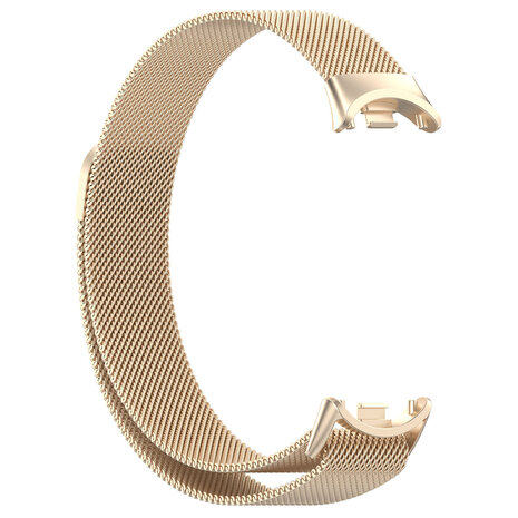 Strap-it® Strap-it Xiaomi Smart Band 8 Milanese band (champagne)
