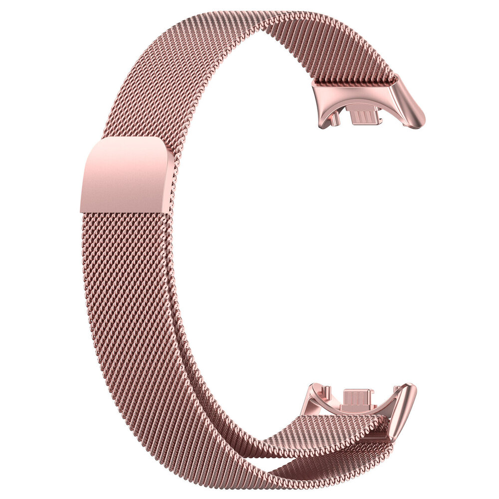 Strap-it® Strap-it Xiaomi Smart Band 8 Milanese band (roze) Strap-it® Strap-it Xiaomi Smart Band 8 Milanese band (roze)