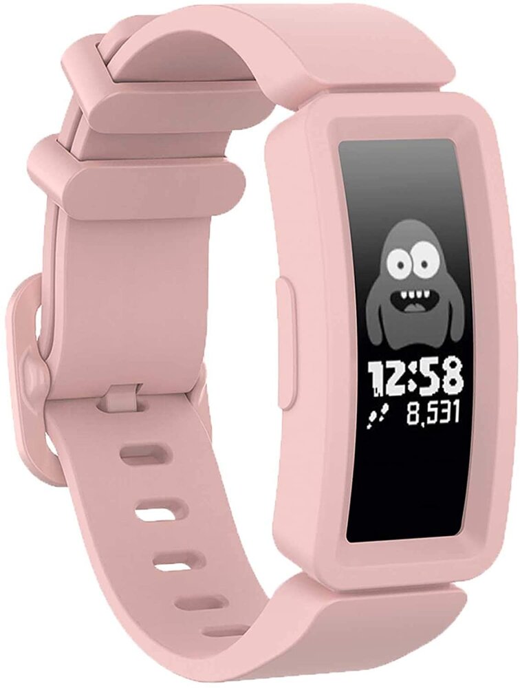 Strap-it® Strap-it Fitbit Ace 2 siliconen bandje (roze)