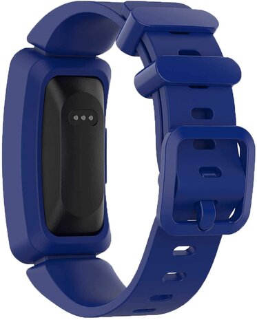 Strap-it® Strap-it Fitbit Ace 2 siliconen bandje (donkerblauw)