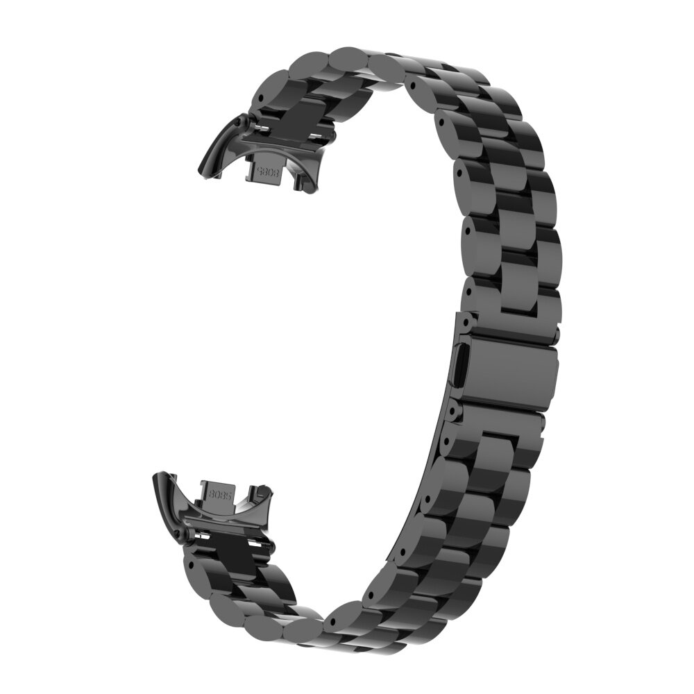 Strap-it® Strap-it Xiaomi Smart Band 8 stalen bandje (zwart) Strap-it® Strap-it Xiaomi Smart Band 8 stalen bandje (zwart)