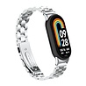 Strap-it® Strap-it Xiaomi Smart Band 8 stalen bandje (zilver) Strap-it® Strap-it Xiaomi Smart Band 8 stalen bandje (zilver)