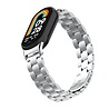 Strap-it® Strap-it Xiaomi Smart Band 8 stalen bandje (zilver) Strap-it® Strap-it Xiaomi Smart Band 8 stalen bandje (zilver)