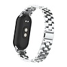 Strap-it® Strap-it Xiaomi Smart Band 8 stalen bandje (zilver) Strap-it® Strap-it Xiaomi Smart Band 8 stalen bandje (zilver)