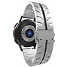 Strap-it® Strap-it Amazfit GTR 3 (Pro) steel iron band (zilver/zwart) Strap-it® Strap-it Amazfit GTR 3 (Pro) steel iron band (zilver/zwart)