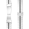 Strap-it® Strap-it Amazfit GTR 3 (Pro) steel iron band (zilver/zwart) Strap-it® Strap-it Amazfit GTR 3 (Pro) steel iron band (zilver/zwart)
