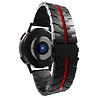 Strap-it® Strap-it Xiaomi Mi Watch steel iron band (zwart/rood) Strap-it® Strap-it Xiaomi Mi Watch steel iron band (zwart/rood)