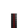 Strap-it® Strap-it Xiaomi Mi Watch steel iron band (zwart/rood) Strap-it® Strap-it Xiaomi Mi Watch steel iron band (zwart/rood)