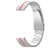Strap-it® Strap-it Amazfit GTS 2 steel iron band (zilver/rood) Strap-it® Strap-it Amazfit GTS 2 steel iron band (zilver/rood)