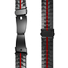 Strap-it® Strap-it Amazfit GTS 3 steel iron band (zwart/rood) Strap-it® Strap-it Amazfit GTS 3 steel iron band (zwart/rood)