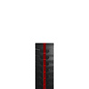 Strap-it® Strap-it Amazfit GTS 3 steel iron band (zwart/rood) Strap-it® Strap-it Amazfit GTS 3 steel iron band (zwart/rood)