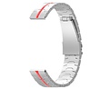 Strap-it® Strap-it Samsung Galaxy Watch 42mm steel iron band (zilver/rood) Strap-it® Strap-it Samsung Galaxy Watch 42mm steel iron band (zilver/rood)