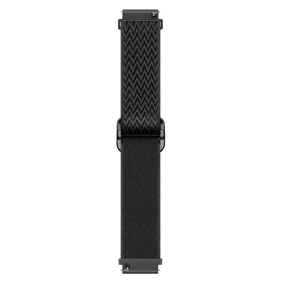Strap-it® Strap-it Fitbit Versa elastisch bandje (zwart)