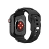 Strap-it® Strap-it Apple Watch silicone armor bandje (zwart) Strap-it® Strap-it Apple Watch silicone armor bandje (zwart)