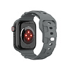 Strap-it® Strap-it Apple Watch silicone armor bandje (donkergrijs) Strap-it® Strap-it Apple Watch silicone armor bandje (donkergrijs)