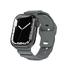 Strap-it® Strap-it Apple Watch silicone armor bandje (donkergrijs) Strap-it® Strap-it Apple Watch silicone armor bandje (donkergrijs)