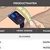 Strap-it® Strap-it Fitbit Versa 4 siliconen classic bandje (zwart) Strap-it® Strap-it Fitbit Versa 4 siliconen classic bandje (zwart)