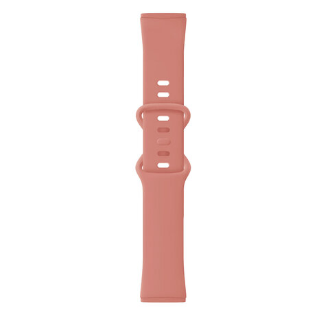 Strap-it® Strap-it Fitbit Sense 2 siliconen classic bandje (roze)