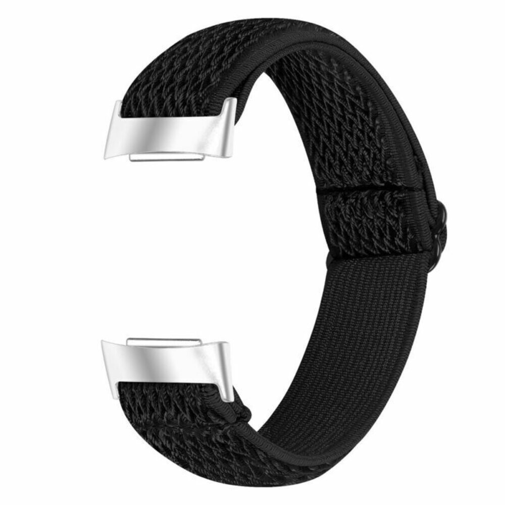 Strap-it® Strap-it Fitbit Charge 3 elastisch bandje (zwart)