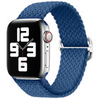 Strap-it® Strap-it Apple Watch verstelbaar gevlochten bandje (blauw)
