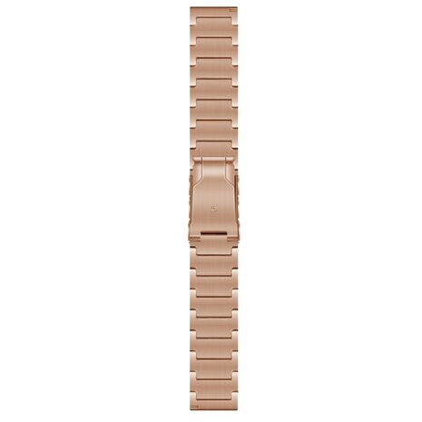 Strap-it® Strap-it Amazfit GTS 3 titanium band (rosé goud)