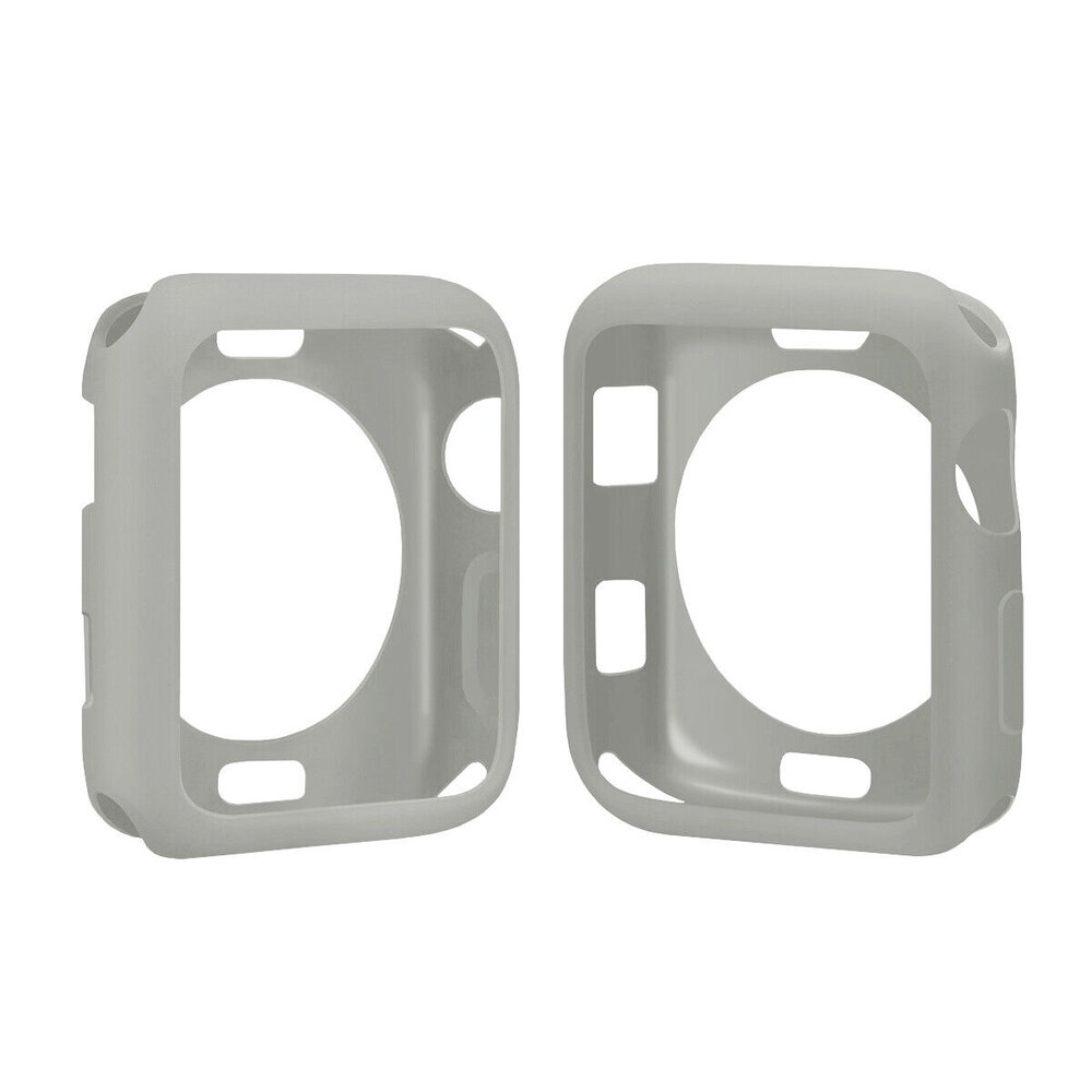 Strap-it® Strap-it Apple Watch TPU case (grijs)