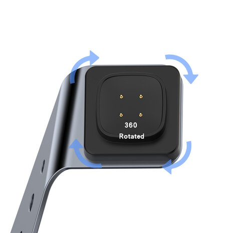 Strap-it® Strap-it Fitbit Versa 3 / 4 docking station met oplader