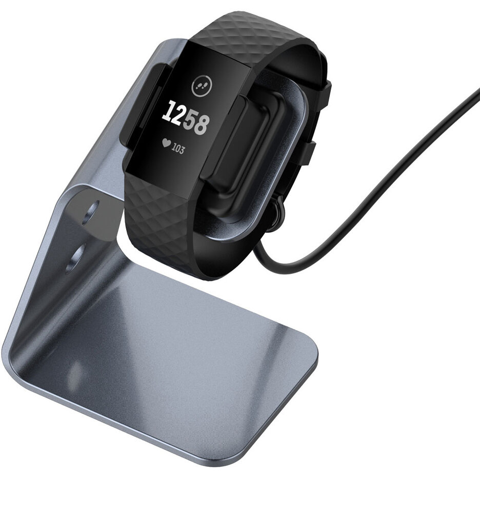 Strap-it® Strap-it Fitbit Charge 3 / 4 docking station met oplader