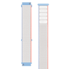 Strap-it® Strap-it Amazfit GTS 2 nylon bandje (milk white) Strap-it® Strap-it Amazfit GTS 2 nylon bandje (milk white)