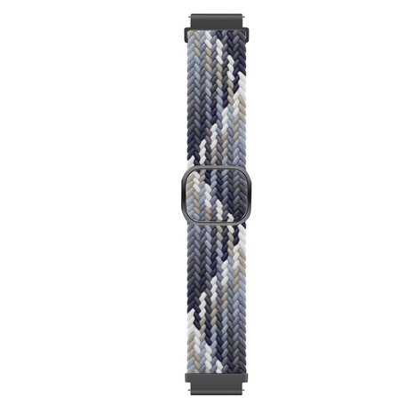 Strap-it® Strap-it Polar Ignite verstelbaar geweven bandje (zwart/wit)