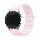 Strap-it® Strap-it Samsung Galaxy Watch 4 Classic 46mm nylon bandje (lichtroze)