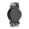 Strap-it® Strap-it Samsung Galaxy Watch Active verstelbaar geweven bandje (zwart/wit) Strap-it® Strap-it Samsung Galaxy Watch Active verstelbaar geweven bandje (zwart/wit)