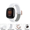 Strap-it® Strap-it Fitbit Versa 4 geweven bandje (wit) Strap-it® Strap-it Fitbit Versa 4 geweven bandje (wit)