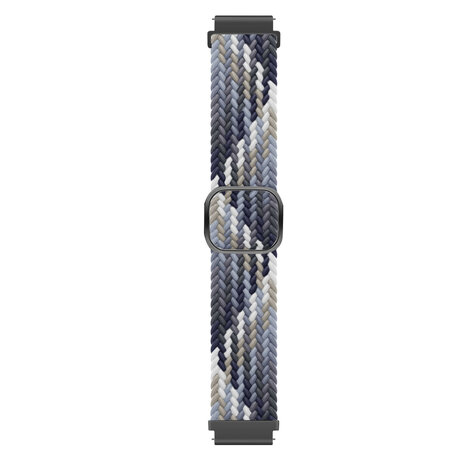 Strap-it® Strap-it Polar Vantage M verstelbaar geweven bandje (zwart/wit)