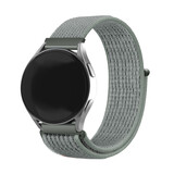 Strap-it® Fossil Gen 5e 44mm nylon bandje (grijs-groen)